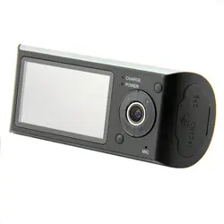 Двойная Автомобильная камера DVR R300/X3000 с gps и 3D G-Сенсор 2,7 "TFT ЖК-дисплей X3000 Cam видеокамера цикл Запись цифровой зум