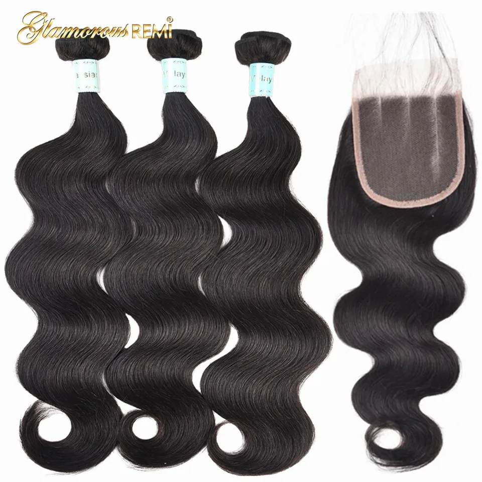 malaysian body wave with closure 14