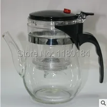 1 шт. продвижение чайника! 500 мл термостойкий стеклянный чайник простой чайный чайник удобный офисный чайник Набор OG 0036