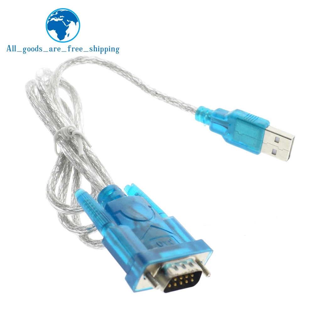 

TZT HL-340 New USB to RS232 COM Port Serial PDA 9 pin DB9 Cable Adapter support Windows7-64