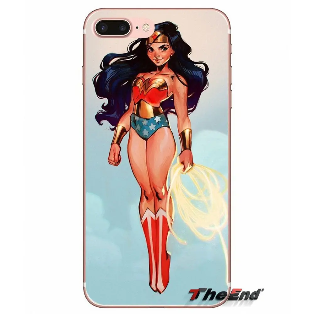 Мягкий чехол для мобильного телефона Wonder Woman superwoman Sony Xperia M2 M4 M5 E3 T3 XA Aqua Z Z1 Z2 Z3 Z5 compact