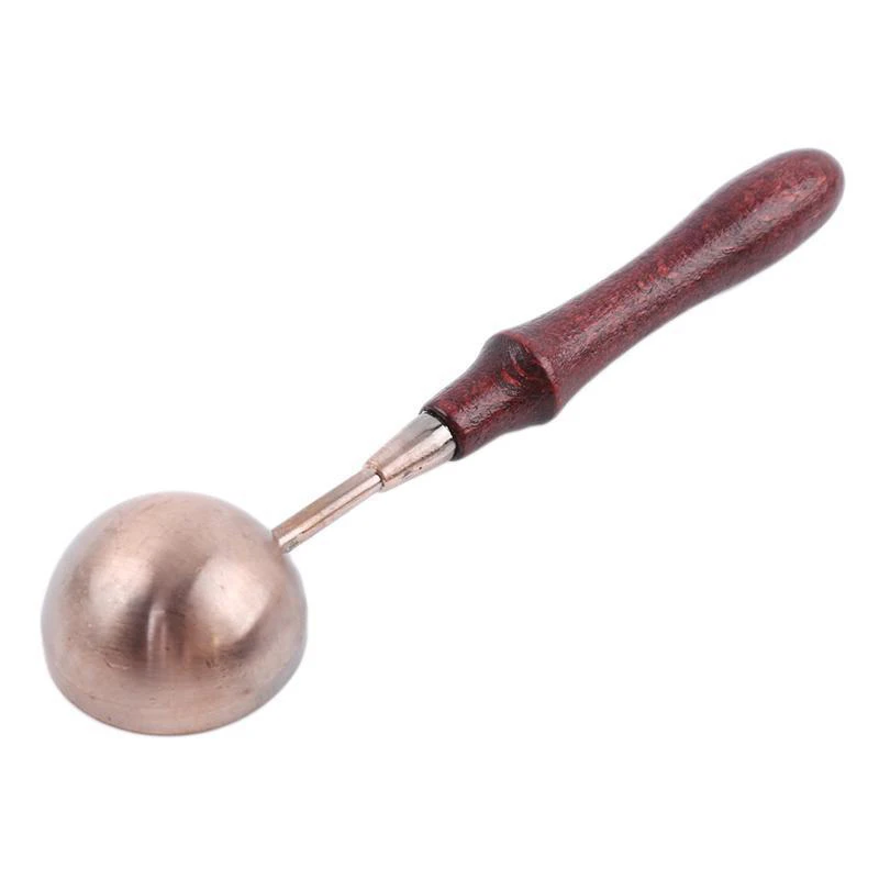 Wax Seal Melting Stove Bar Beads Sticks Warmer Copper Spoon Tool Set Vintage Envelop Letter Card | Дом и сад