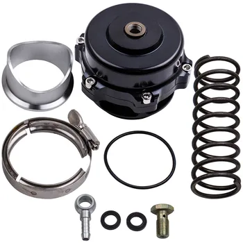

universal black billet aluminum 50mm blow off valve CNC BOV+ v-band flange