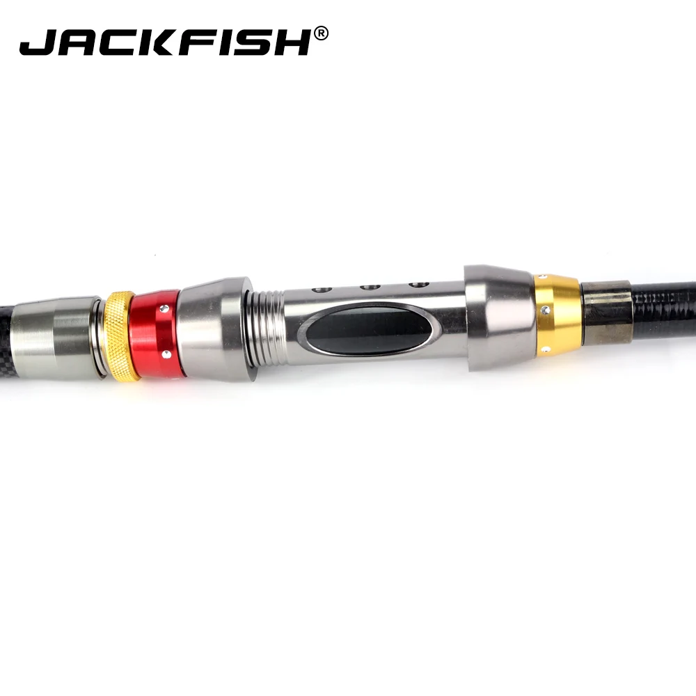 JACKFISH 99% Carbon Fiber Telescopic Fishing Rod 1.8-3.6m Short Sea Rods Telescopic Fishing Rod Spinning Fishing Pole