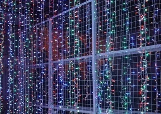 Светодиодная лампа большого размера 1500 светодиодов 8x6 метров|light flasher|curtain waterfalllight
