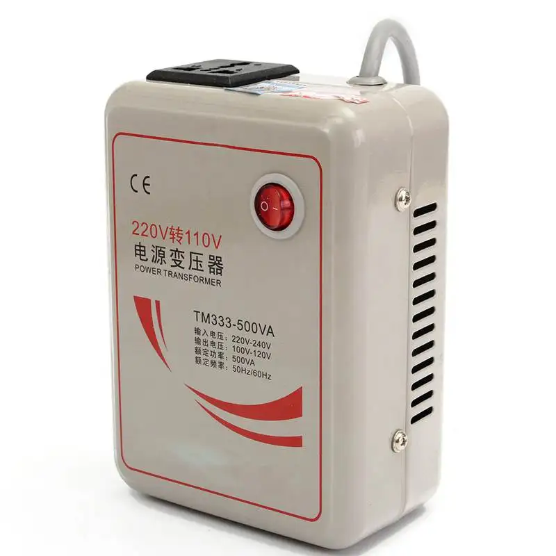 

Step Down Voltage Converter Transformer Adapter 220V To 110V 500W Voltage Converter 50-60Hz Iron Device