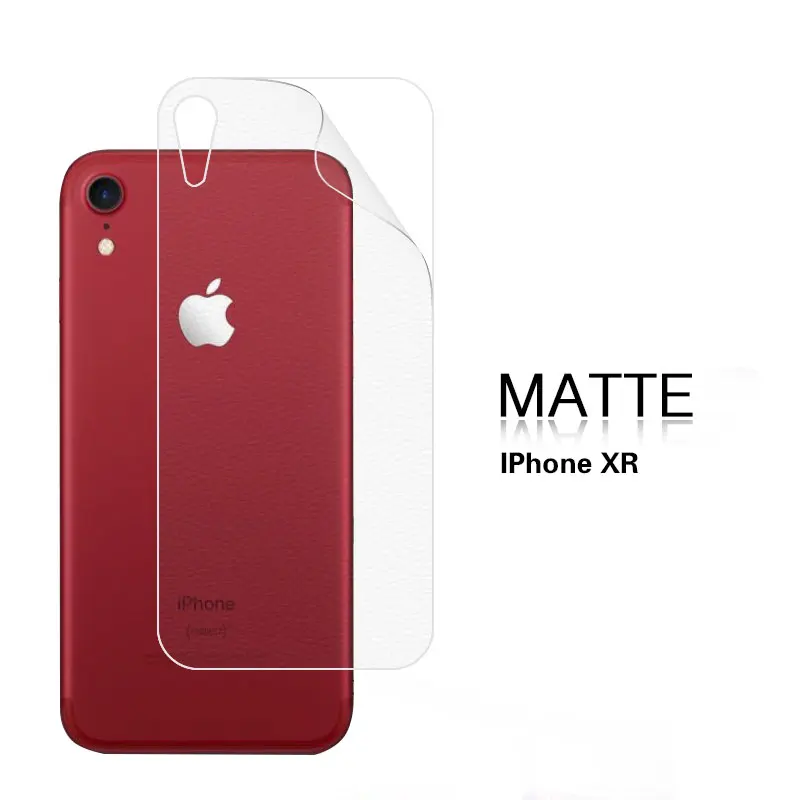 Задняя HD прозрачная глянцевая пленка для Iphone Apple XR XS MAX матовая ЖК экрана с защитой