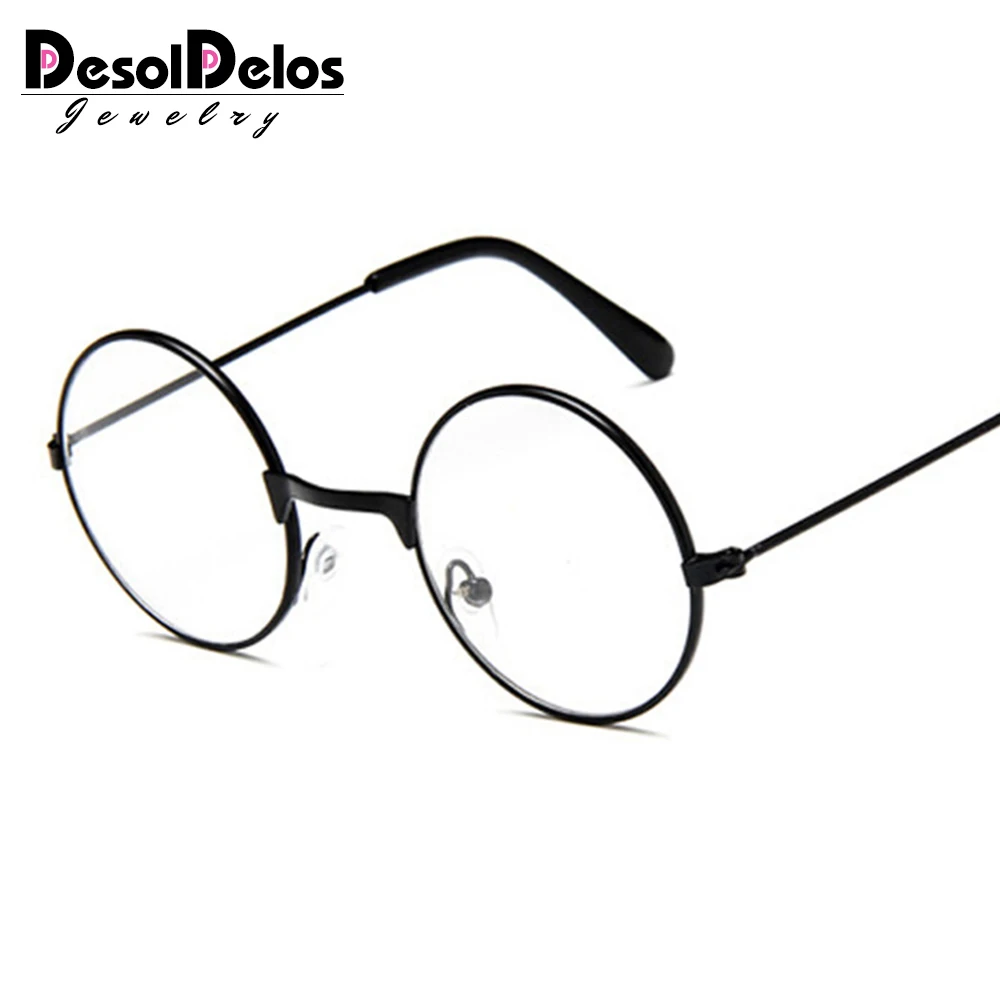 

2019 Round Spectacles Glasses Frames Eyewear Kids With Clear Lens Myopia Optical Transparent Glasses For Children Boys Girls