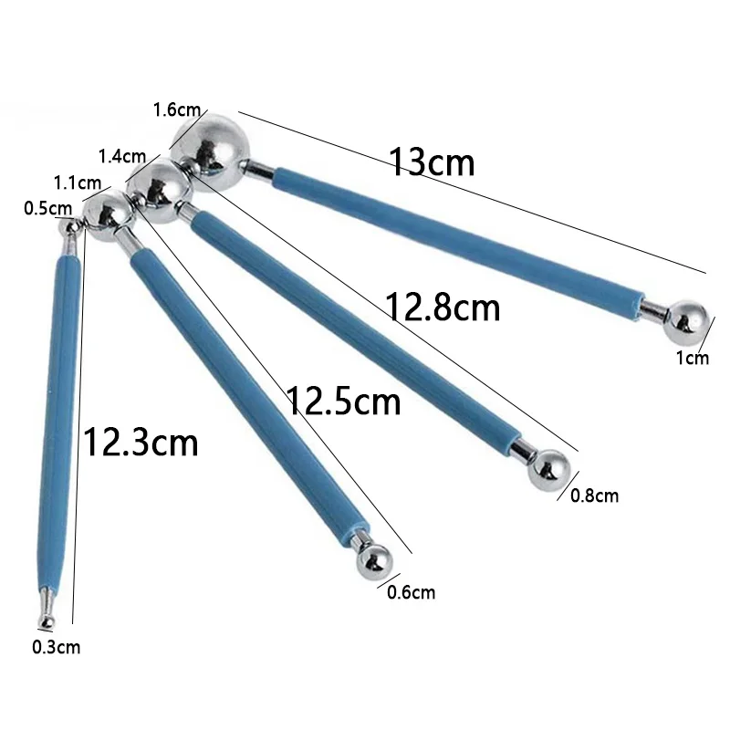 DIY Инструменты для выпечки тортов 4 комплекта из 8 головок из нержавеющей стали сферические пилюли набор для резьбы инструменты для моделирования