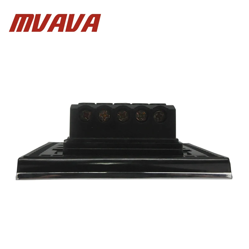 Mvava 4 Gang 2 Way 16a AC 110-250 В матовый серебристый металл 2 варианта лестницы двойной Управление и пуговицы отель Освещение ЕС Великобритании выключатель