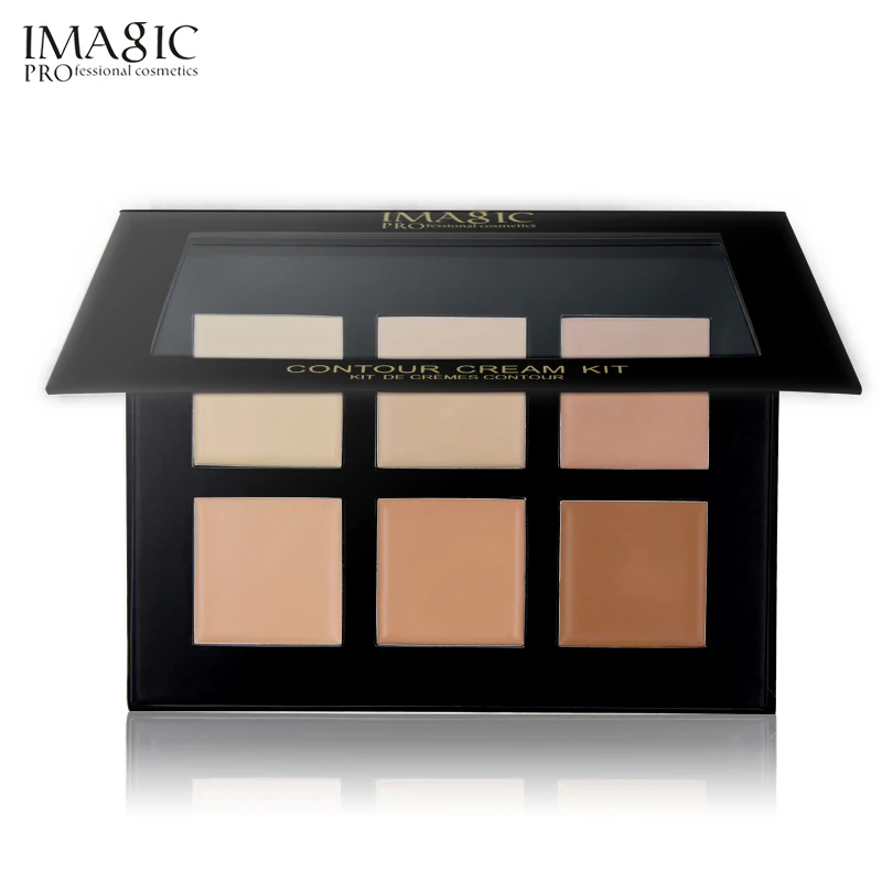 

IMAGIC 6 Colors Concealer Cream Contour Palette Kit Pro Makeup Palatte Concealer Face Primer Net Waterproof consealer