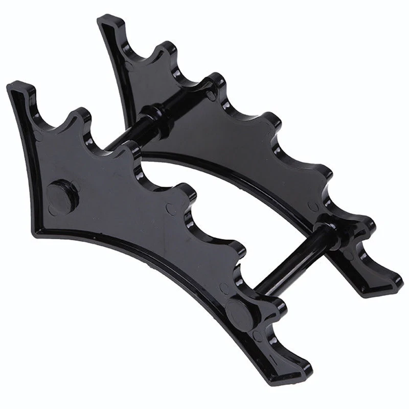 New 6 Slots Plastic Pencil Pen Holder Makeup Brush Eyebrow Display Stand Rack Rack Organizer Holder Office Accessories