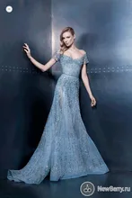 Vestidos 2015 Neue Mode Luxus weg von der schulter abendkleider Voll Perlen Lange Kleider Abendkleider