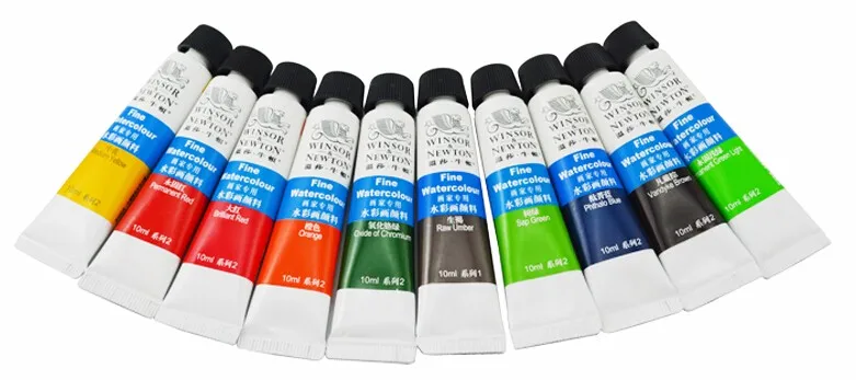 Тонкая Акварельная краска Winsor& Newton 10 мл