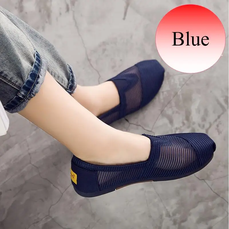 

Women Shoes 2019 Summer Casual Shoes Woman Slip-On Platform Flats Female Breathable Loafers Zapatillas Zapatillas Mujer
