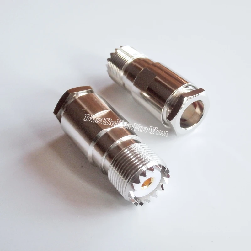 1 шт. СВЧ гнездо SO239 SO 239 зажим для RG8 RG213 RG165 LMR400 кабель RF разъем|clamp connector|clamps forclamping