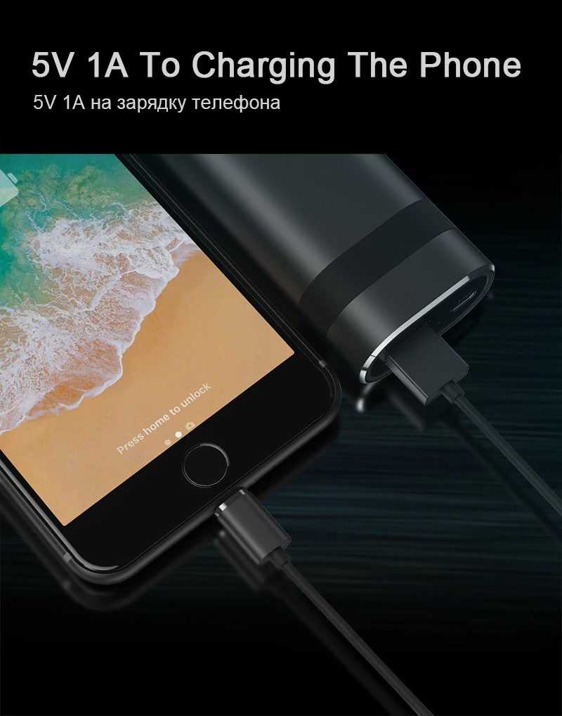 TOMKAS Wireless Headphones Tws Bluetooth Earphones True Stereo Earbuds Sport Headset with 2000mAh Power Bank for iPhone Xiaomi (4)