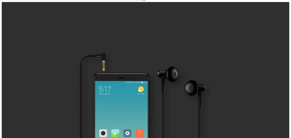Оригинальные наушники Xiaomi с двойным драйвером, наушники с микрофоном, прочные, проводное управление, наушники для наушников Xiomi, наушники для Iphone, huawei, Honor