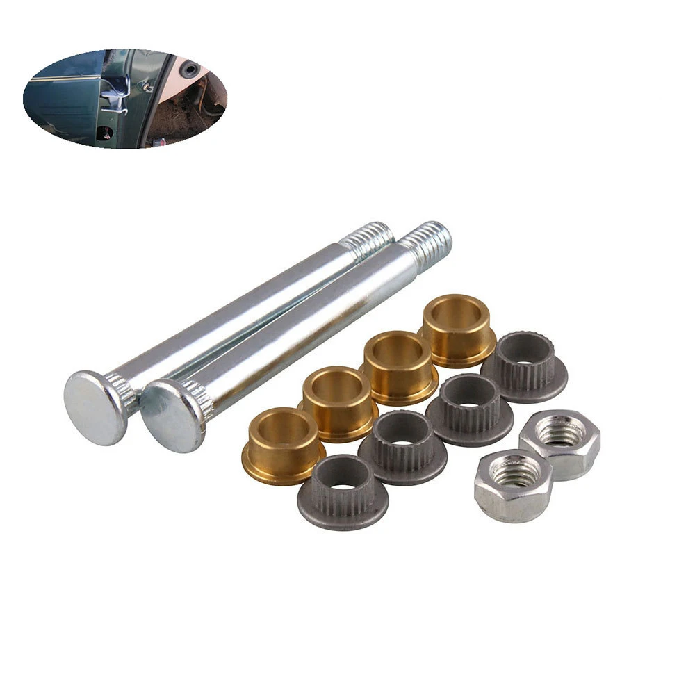

2018 New Auto Front Door Hinge Pin and Bushing Repair Kit 2 Pin 1 Door Interior Door Panels Parts Fits for Ford/Lincoln/Mercury