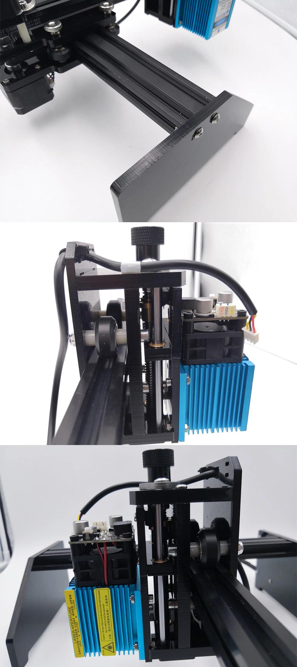 Высокая мощность DIY лазерная гравировка машина для резки портативный Настольный металл кожа деревянная доска шаблон текст маркировочная машина