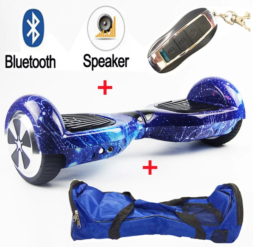 Haluoo Hoverboard for Adult Kid 7 Self Balancing Scooter Skateboard Electric Roller Scooter Bluetooth Hover Board Bluetooth E Scooter with Led Light Wheel Protective Gear Set 