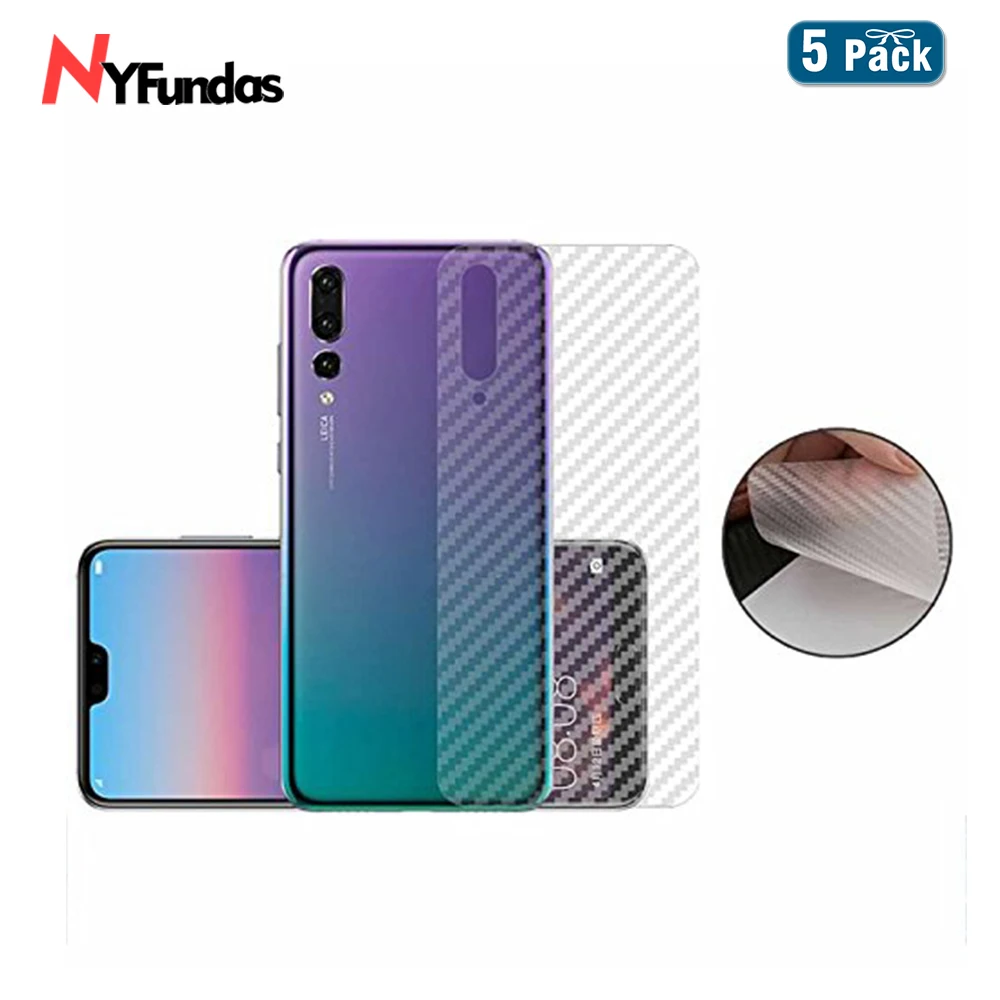 NYFundas 5 шт. Прочный чехол для huawei mate 20x10 pro 3D полностью из углеродного волокна задняя