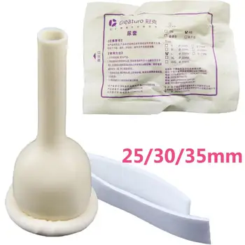 

50 male external catheter single use disposable urine collector Latex urine bag pick urinal bag 20mm/25mm/30mm/35mm/40mm CE FDA