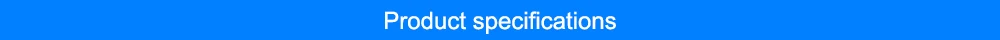 Product specifications