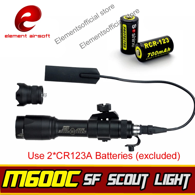 Element Airsoft surefir M600C тактический флэш светильник IR PEQ 15 Зеленая лазерная Оружейная