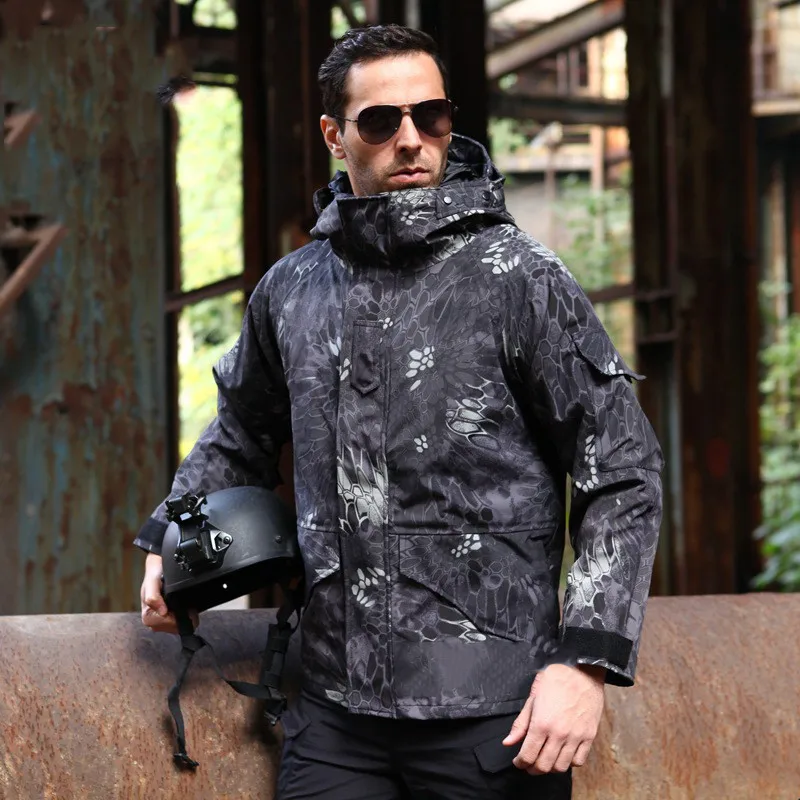 

Winter Jackets Men Waterproof Camouflage Hunting Clothes Camping Hiking Military Tactical Jacket SoftShell Fleece Army Coat