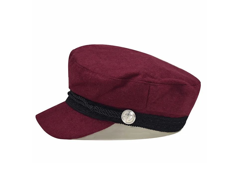 Модная шерстяная шляпа тенты восьмиугольная кепки демисезонный и зима ретро лоскутное береты для мужчин и женщин шапки