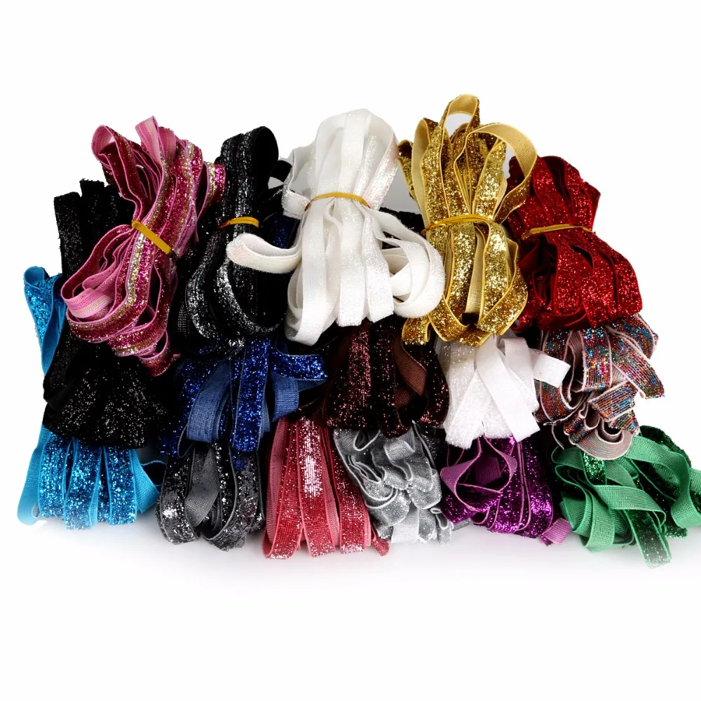 

5y/ 3/8"(10mm) Multi Color Option Rainbow Polyester Glitter Velvet Ribbons DIY Gift Paking and Wedding Decoration