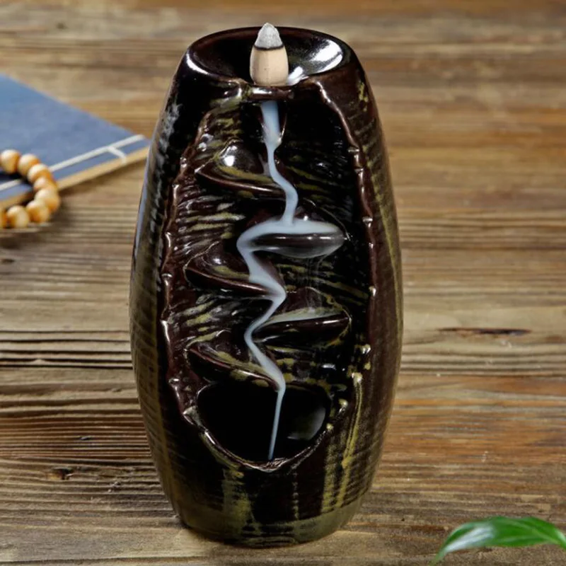 Керамическая горелка для благовоний с 10 конусами, керамическая горелка для благовоний, украшение, подарок