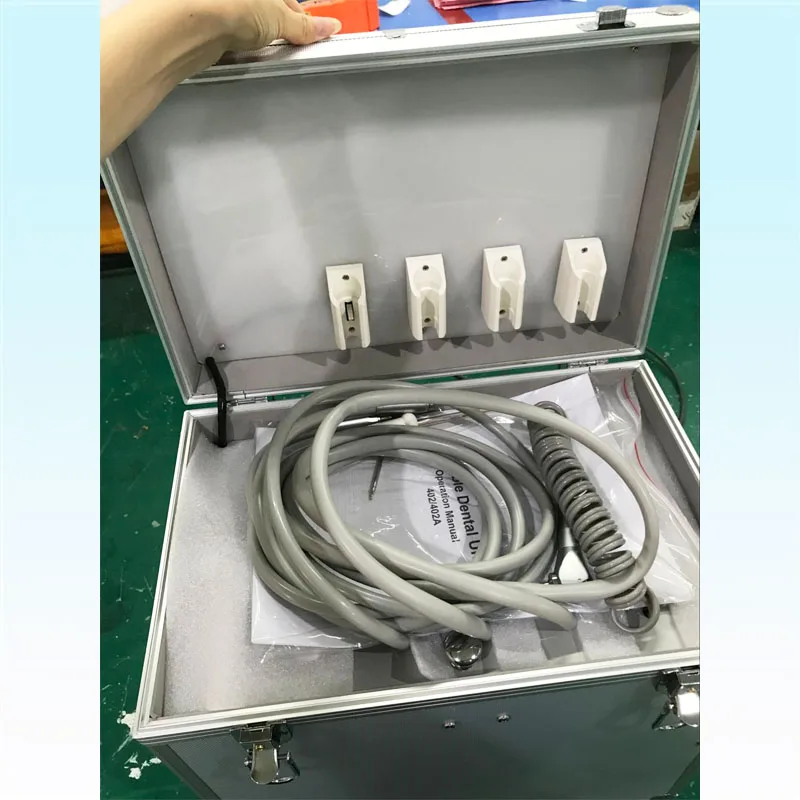 2018 Equipment Portable Dental Unit Mobile  Mini Suction Air Compressor Dental Chair