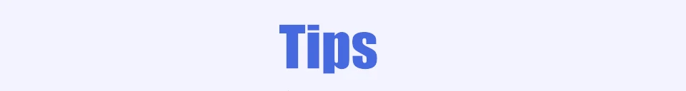 tips