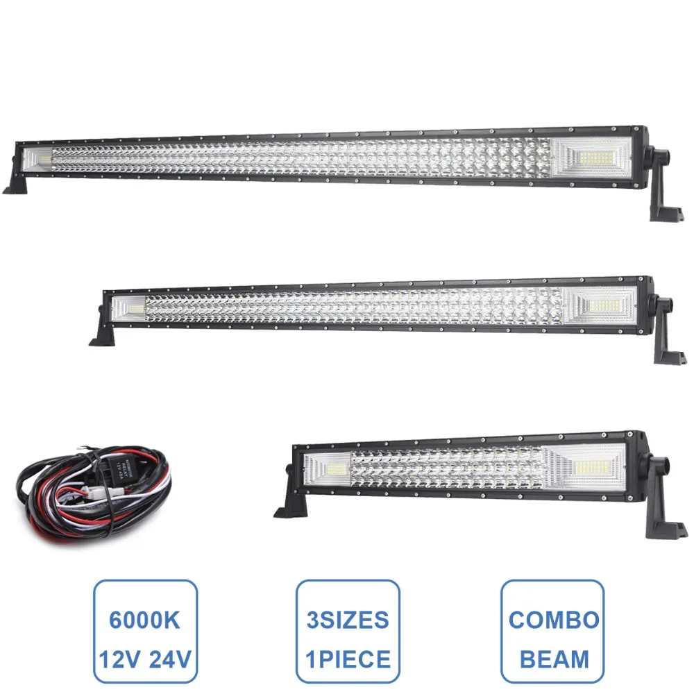 

OFFROAD 22 42 50 INCH LED Light Bar Combo Pickup Truck Car SUV Boat Wagon ATV Trailer 4x4 4WD UTE Auxiliary Driving Lamp 12V 24V