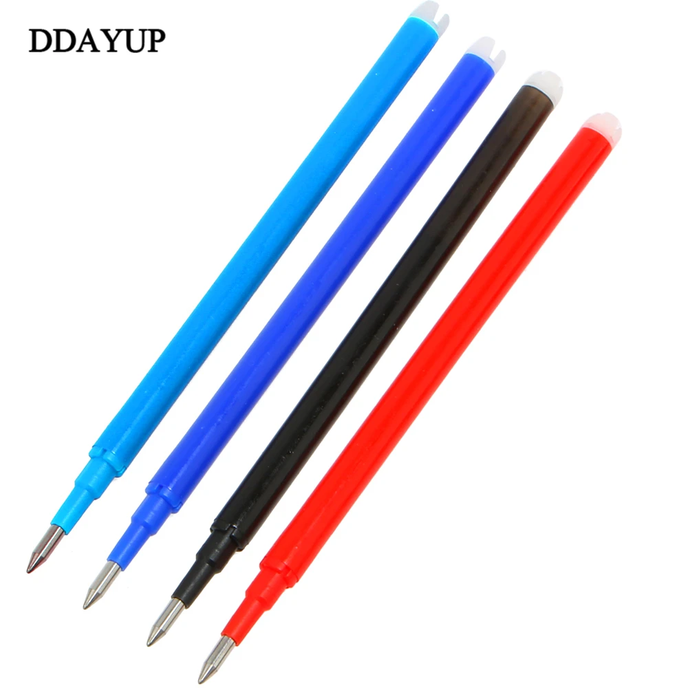 

10Pcs/lot Erasable gel Pen Refill Gel pen ink 0.5mm Writing Point school office supplies High quality
