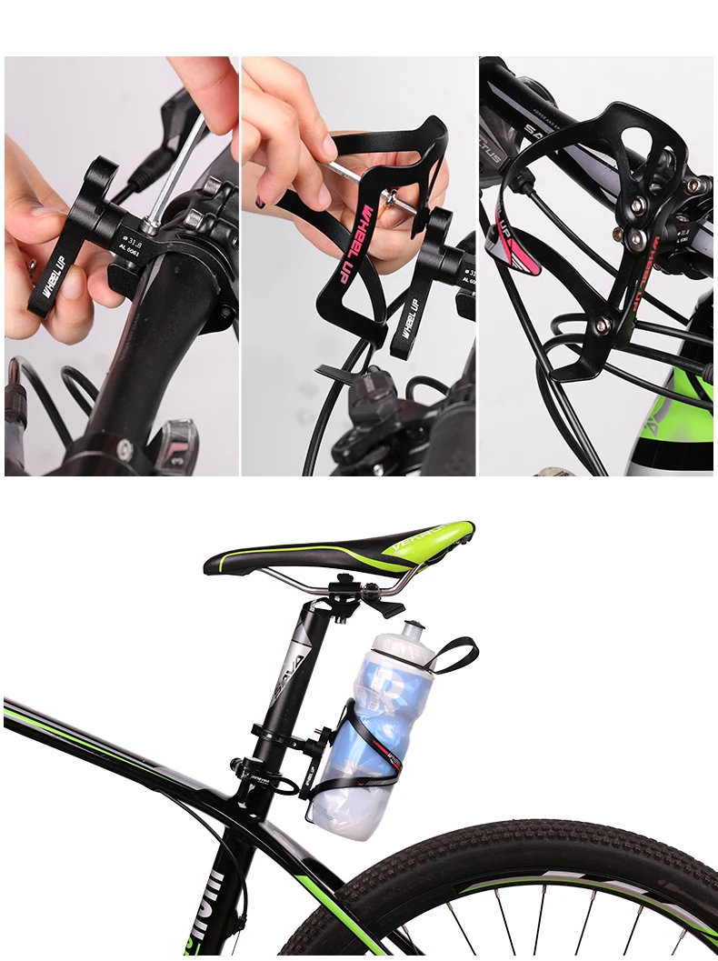 Велосипед из алюминиевого сплава велосипедная фляга для воды Держатель Клетки зажим велосипедный держатель для камеры для бутылок велосипедные портативные аксессуары