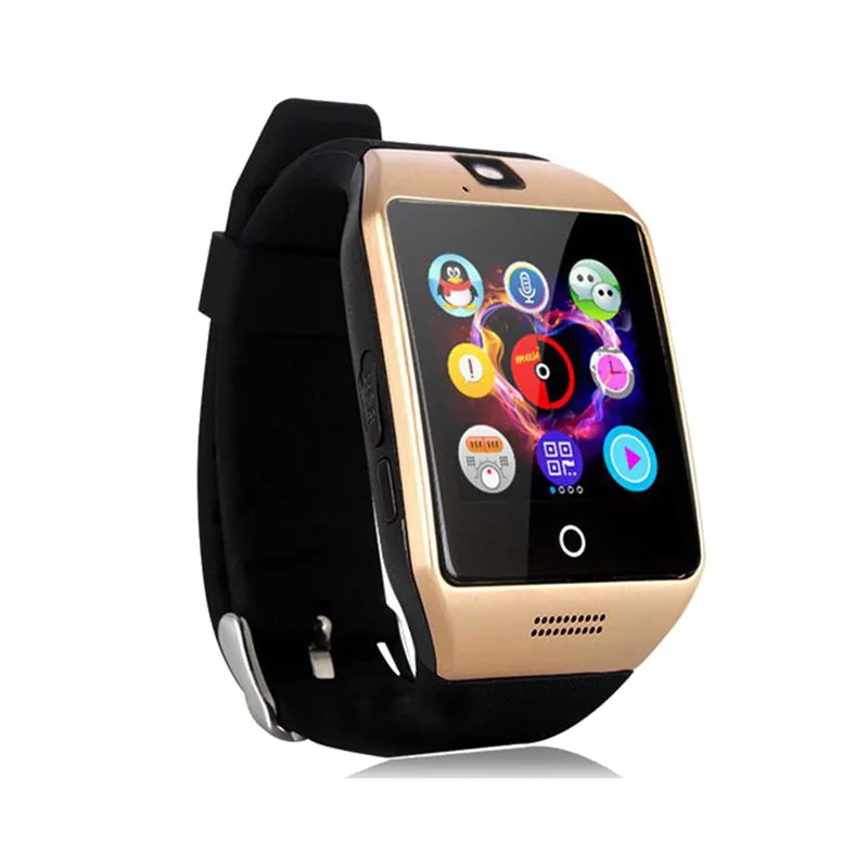 Bluetooth Q18 Смарт Браслет часы Спорт Шагомер Фитнес трекер Smartwatch sim карты для Android IOS