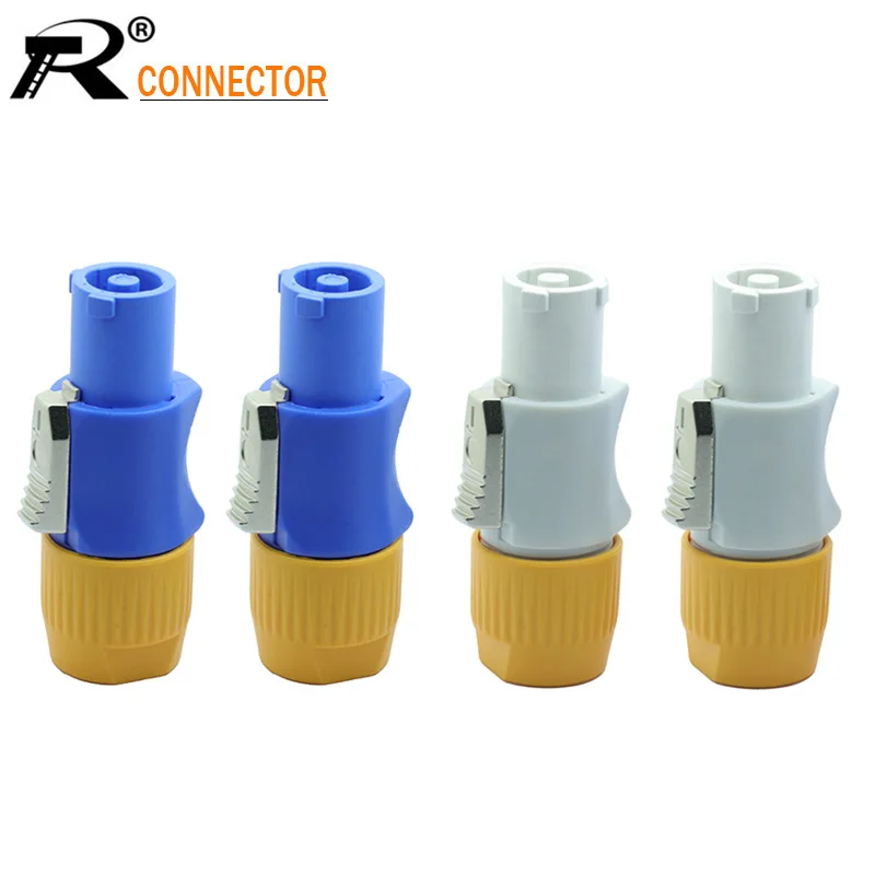 2pcs/lot Waterproof Powercon 3 PIN Male Plug Power Connector Put OUT/IN 20A/250V AC Power Plug Socket for LED Large Screen 2pcs/lot Waterproof Powercon 3 PIN Male Plug Power Connector Put OUT/IN 20A/250V AC Power Plug Socket for LED Large Screen