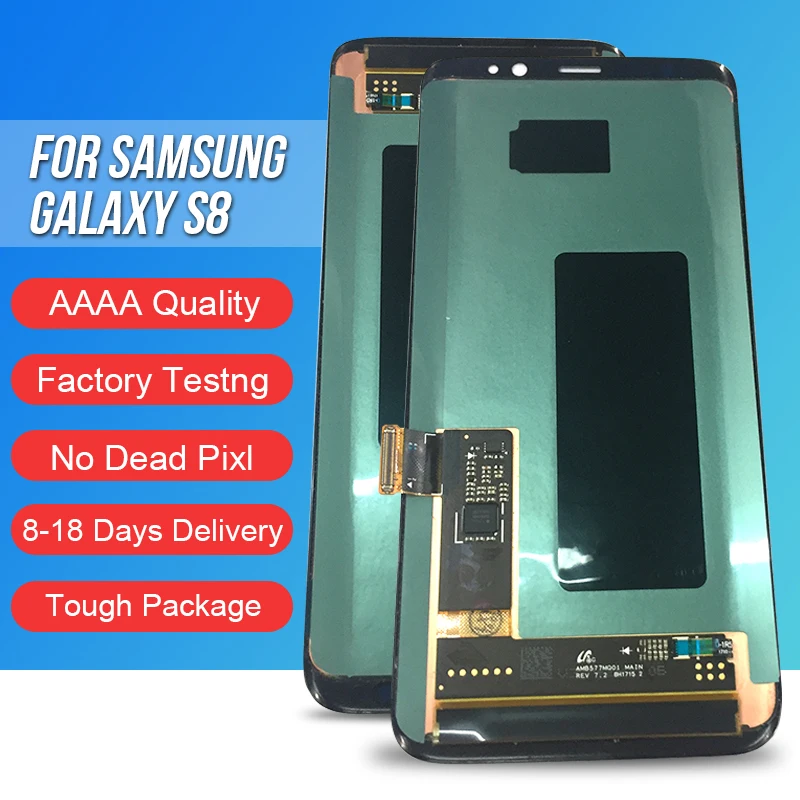 

ACKOOLLA Mobile Phone LCDs For Samsung Galaxy S8 Mobile Phone Accessories Parts Mobile Phone LCDs Touch Screen Bracket