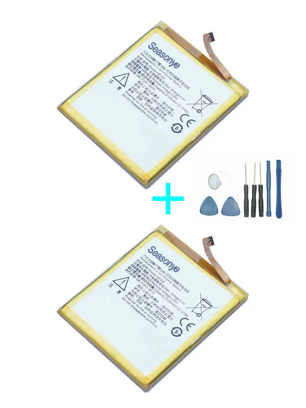 Seasonye 2x HE322 3120mAh / 12.01Wh Mobile Phone Replacement Li-Polymer Battery + Screwdriver Tools for Nokia HE 322 | Мобильные