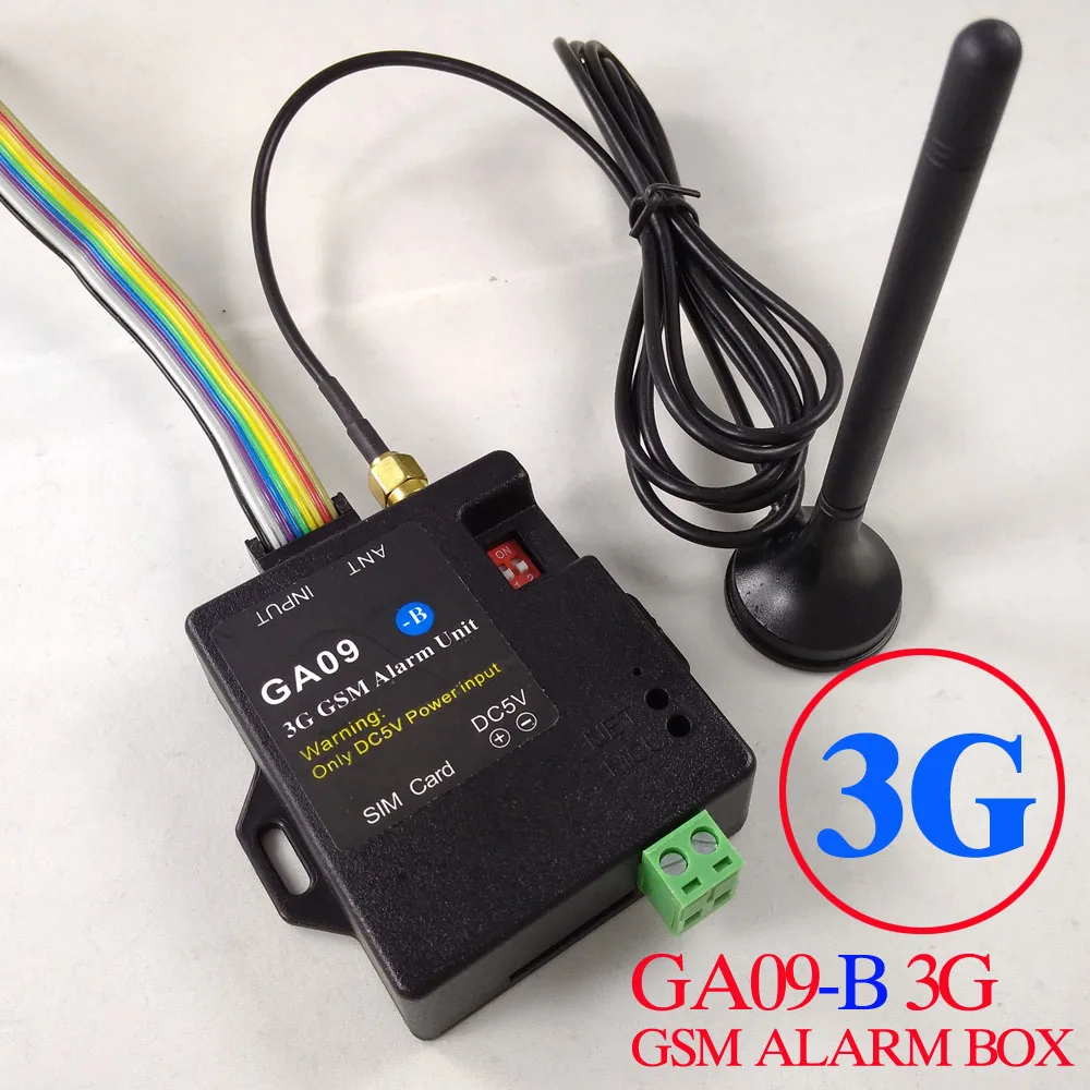 2017 New Published 3G and GSM App control 8 channel GA09-B Mini GSM Alarm Intruder Alarm System app smart home