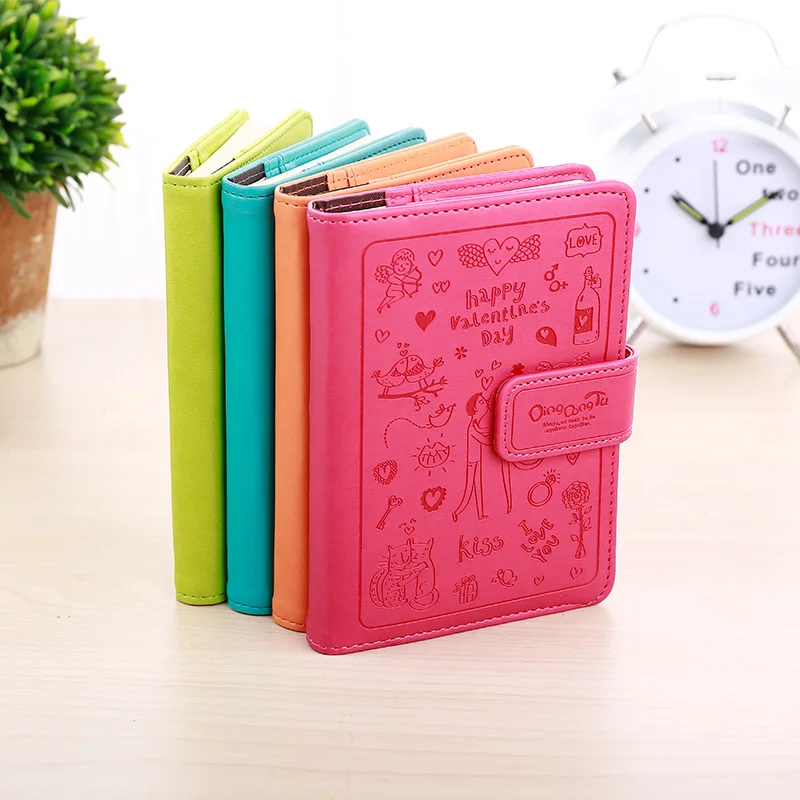

Fromthenon Creative Cute Soft Leather Cover Notebook Diary Book Kawaii Note Pad Korean Stationery Student Gift School Supplies