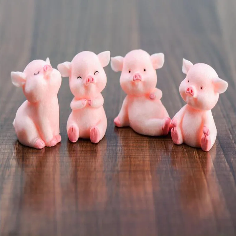 8 Piglet Facai Pig DIY Meaty мультфильм подвеска год свиньи изделия из смолы домашние
