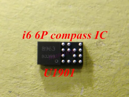 

6pcs-50pcs for iPhone 6 6plus U1901 compass IC sensor IC chip 8963 AK8963C