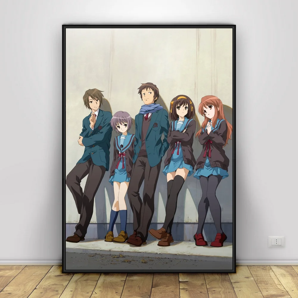 

Suzumiya Haruhi No Yuutsu Art Silk Poster Home Decor 12x18 24x.36inch