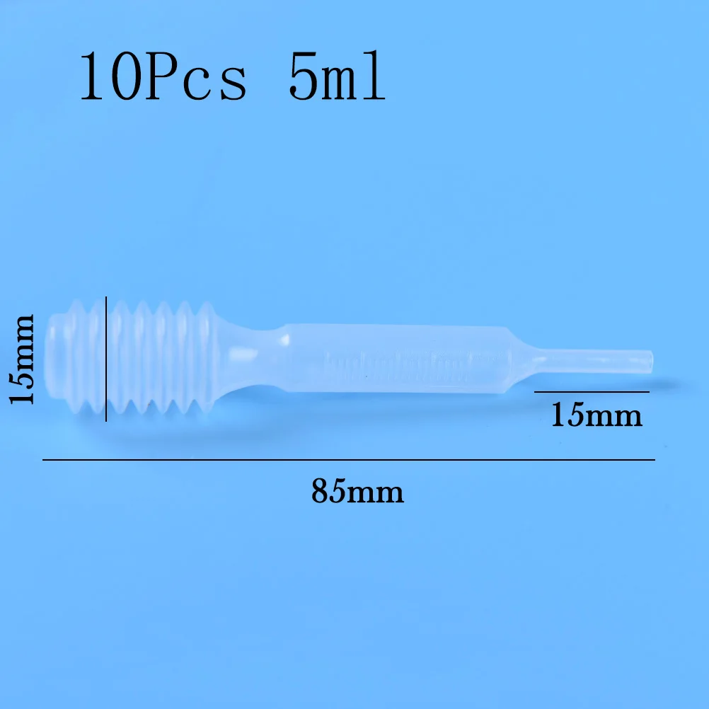 10Pcs 5ml Disposable Pipettes Plastic Squeeze Transfer Dropper For Silicone Mold UV Epoxy Resin Craft Jewelry Making | Украшения и