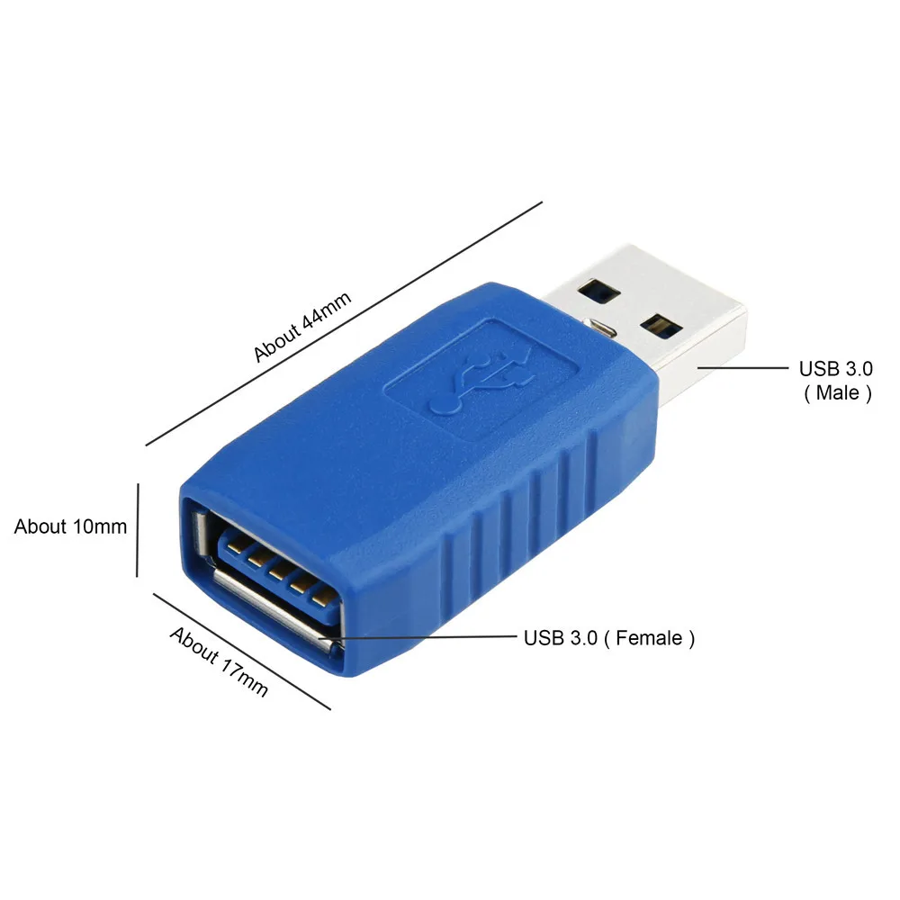 Синий 90 градусов по вертикали влево вправо вверх вниз Угловой USB 3,0 мужчин и женщин M/F адаптер соединитель конвертер