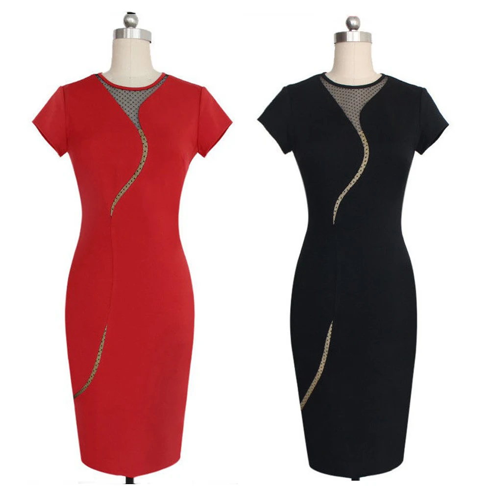 Vestidos летние шорты рукавами пикантные сетчатые Для женщин Клубная одежда полный